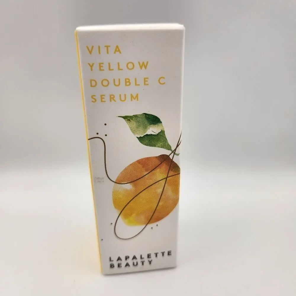 Lapalette Beauty Vita Yellow Double C Serum Tighter Brighter Skin 1.18fl.oz